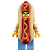 LEGO Hot Dog Vendor in a Hot Dog Suit Minifigure