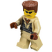 LEGO Hot Rod Driver Tan Outfit minifiguur