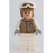 LEGO Hoth Rebel Trooper jossa Tumma beige Kypärä ja Liivi Minihahmo