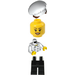 LEGO House Female Chef met Zwart Poten minifiguur