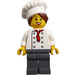 LEGO House Female Chef mit Dark Stone Grau Beine Minifigur