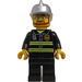 LEGO Hovercraft Pilot Fireman minifiguur