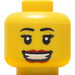 LEGO Hula Dancer Head (Recessed Solid Stud) (12514 / 93392)