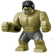 LEGO Hulk (Large) with Gray Pants and Raging Face Minifigure