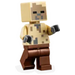 LEGO Husk con Beige scuro Viso Minifigure