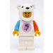 LEGO Ijsje Vendor - Polar Bear Costume minifiguur
