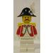 LEGO Imperial Vagt Admiral med Bicorne og hvid Tredobbelt Plume Minifigur