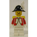 LEGO Imperial Guard Admiral with Bicorne and White Triple Plume Minifigure