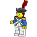 LEGO Imperial Soldier - Female Captain (Reddish Brown Haar) minifiguur