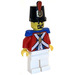 LEGO Imperial Soldier with Decorated Shako Hat and Black Goatee Beard Minifigure