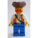 LEGO Imperial Trading Post Pirate with Brown Ascot and Black Belt Minifigure