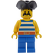 LEGO Imperial Trading Post Pirate with Striped Shirt Minifigure