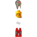 LEGO Indian Chief met LEGO logo Aan Rug minifiguur