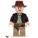 LEGO Indiana Jones met Open Mond Grijns Minifiguur