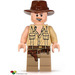 LEGO Indiana Jones avec Open Chemise et Open Bouche Sourire Minifigurine