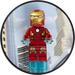 LEGO Iron Man Aimant (850673)
