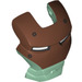 LEGO Iron Man Visor with Copper Face, White Eyes and Rivets (25504)