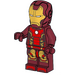 LEGO Iron Man med Mark 43 Rustning med Stor Hjälm Visir Minifigur