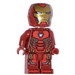 LEGO Iron Mand med Mark 50 Rustning med Stor Hjelm Visir Minifigur