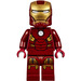 LEGO Iron човек с Mark 7 Броня с малък Каска Козирка Минифигурка