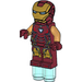 LEGO Iron Mand med Mark 85 Rustning med Lille Hjelm Visir Minifigur