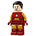 LEGO Iron Man with Pearl Gold Arms and Hair Minifigure