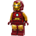 LEGO Iron Man with Pearl Gold Arms and Helmet Minifigure