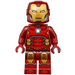 LEGO Iron Man met Zilver Hexagon Aan Chest minifiguur
