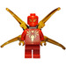 LEGO Iron Spin - Zwart Outlined Gold Emblem minifiguur