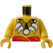 LEGO Islander King Torso with White Tooth Necklace with Yellow Arms and Yellow Hands (973)
