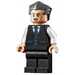 LEGO J. Jonah Jameson med Svart Väst och Tillbaka svept Hår Minifigur