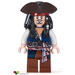 LEGO Jack Sparrow met Tricorne en Blauw Vest minifiguur