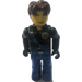 LEGO Jack Stone met Zwart Jacket en Blauw Safety Sash minifiguur
