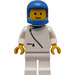 LEGO Jacket with Zipper and Classic Blue Space Helmet Minifigure