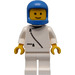 LEGO Jacket met Zipper en Classic Blauw Ruimte Helm minifiguur