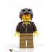 LEGO Jake Raines mit Brown Jacket und Flieger Helm Minifigur