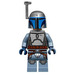 LEGO Jango Fett met Sand Blauw Armen en Poten (Angry) Minifiguur