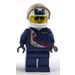 LEGO Jet Pilot with White Crash Helmet with Star Minifigure