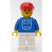 LEGO Jogger mit Jogging Suit, rot Deckel Minifigur
