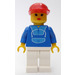 LEGO Jogger s Jogging Oblek, Červená Víčko Minifigurka