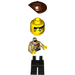 LEGO Johnny Thunder (The Lego Movie - Dark Brown Straps, Weiß Pupils) Minifigur