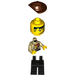 LEGO Johnny Thunder (The Lego Movie - Dark Bruin Straps, Wit Pupils) Minifiguur