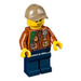 LEGO Djungel Exploration Man Minifigur