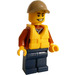 LEGO Jungle Exploration Man with Life Jacket Minifigure