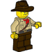 LEGO Jungel Explorer med Fedora Hatt Minifigur