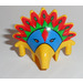 LEGO Jungle Headdress  with Blue Mask and Red and Green Feathers Pattern (30276)