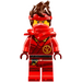 LEGO Kai - Dragons Rising med Hår og Skulderrustning med Wrap Minifigur