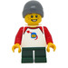 LEGO Kid, Male - Espacer Shirt, Dark Bluish grise Beanie Figurine