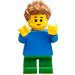 LEGO Kid with Blue Top Minifigure