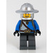 LEGO King&#039;s Knight with Chest Strap and Broad Brim Helmet, Open Grin Minifigure